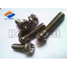 high end titanium hex flange bolts in stock